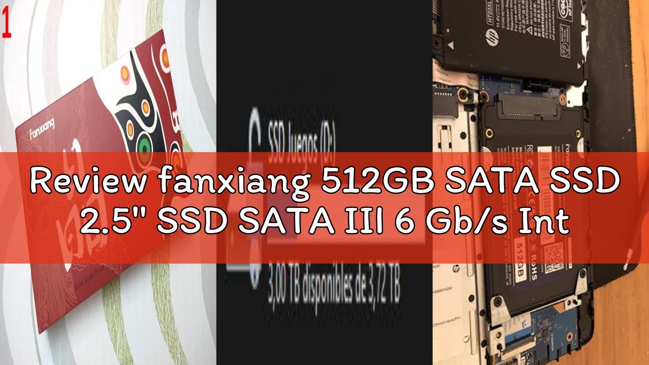 Review fanxiang 512GB SATA SSD 2.5'' SSD SATA III 6 Gb/s Internal Solid State Drive Up to 560 MB/s 3