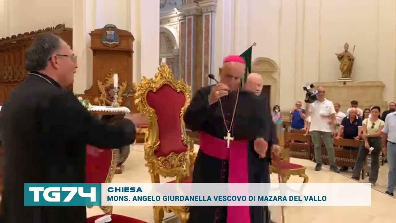 CHIESA, MONS  ANGELO GIURDANELLA VESCOVO DI MAZARA DEL VALLO