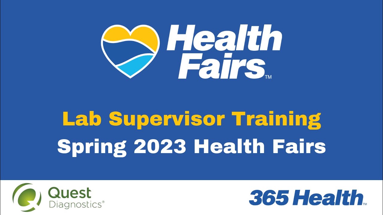 Lab Supervisor Training Webinar