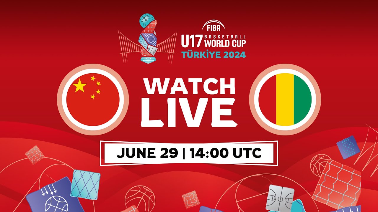 Group Phase | China v Guinea | Full Basketball Game |FIBA U17 Basketball World Cup 2024