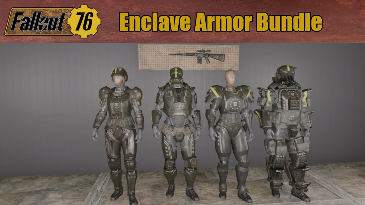 Enclave Armor Bundle - Fallout 76 Showcase