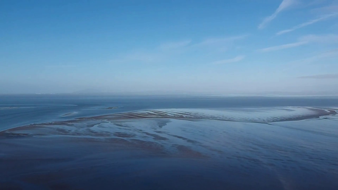 DJI Spark Scenic flight over Wyre Estuary 02-01-19