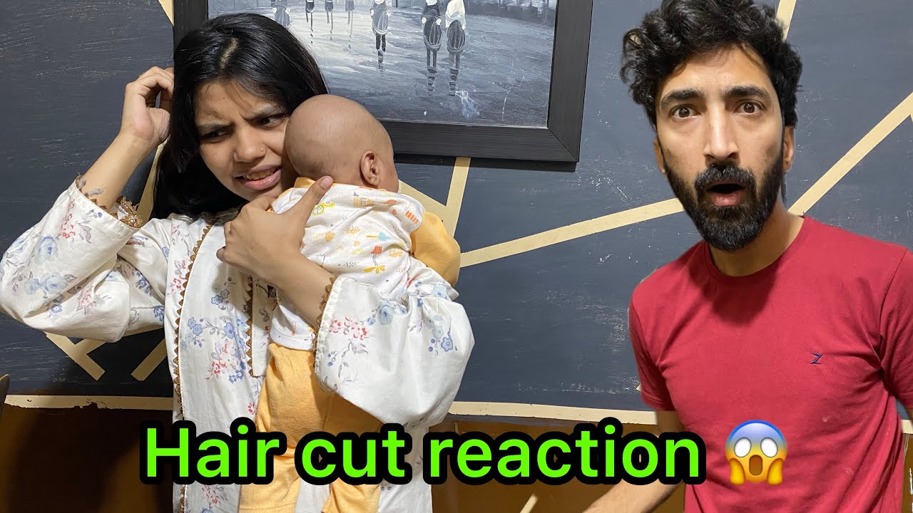 AHADS REACTION ON MY HAIR CUT😱!  In laws k sath kyun nahi rehti🤔! Surprise foryou😍🫶🏻!