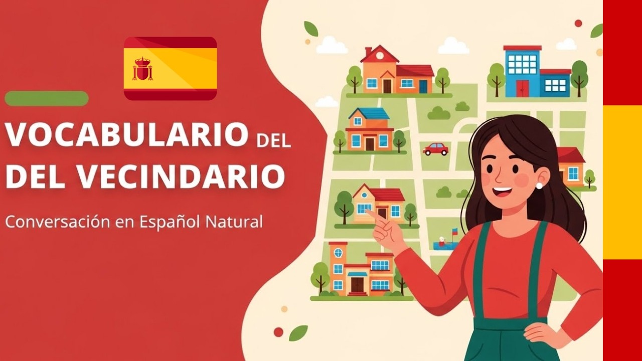 Aprende Español Conversación sobre el Vecindario - Español Práctico para el Día a Día 🏘️