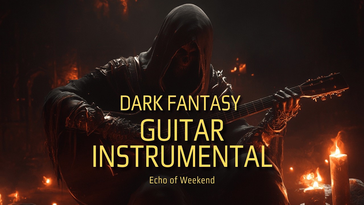 🕯️ 1-hour Dark Fantasy Guitar Instrumental 🎸🌒 Medieval Folk Ambient Guitar Tales | EchoOfWeekend