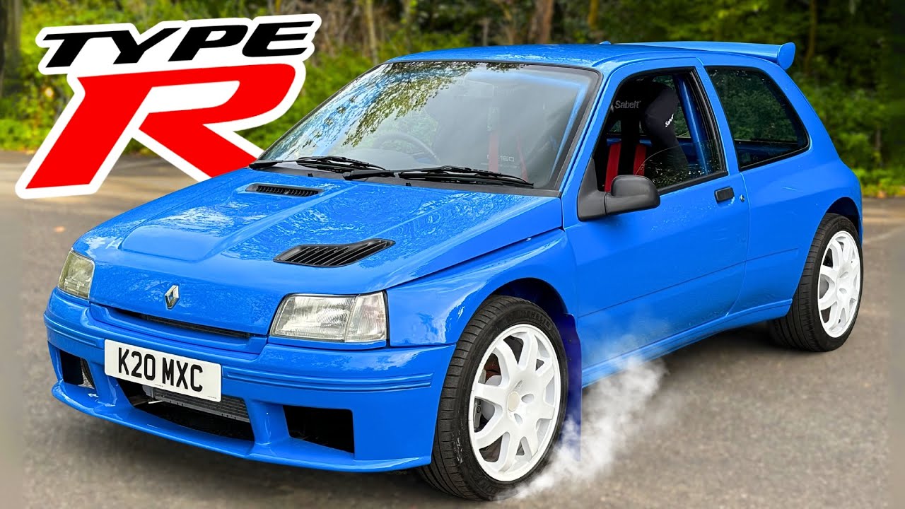 He Put a 9,000RPM Honda Type R Engine in a Renault Clio Maxi!