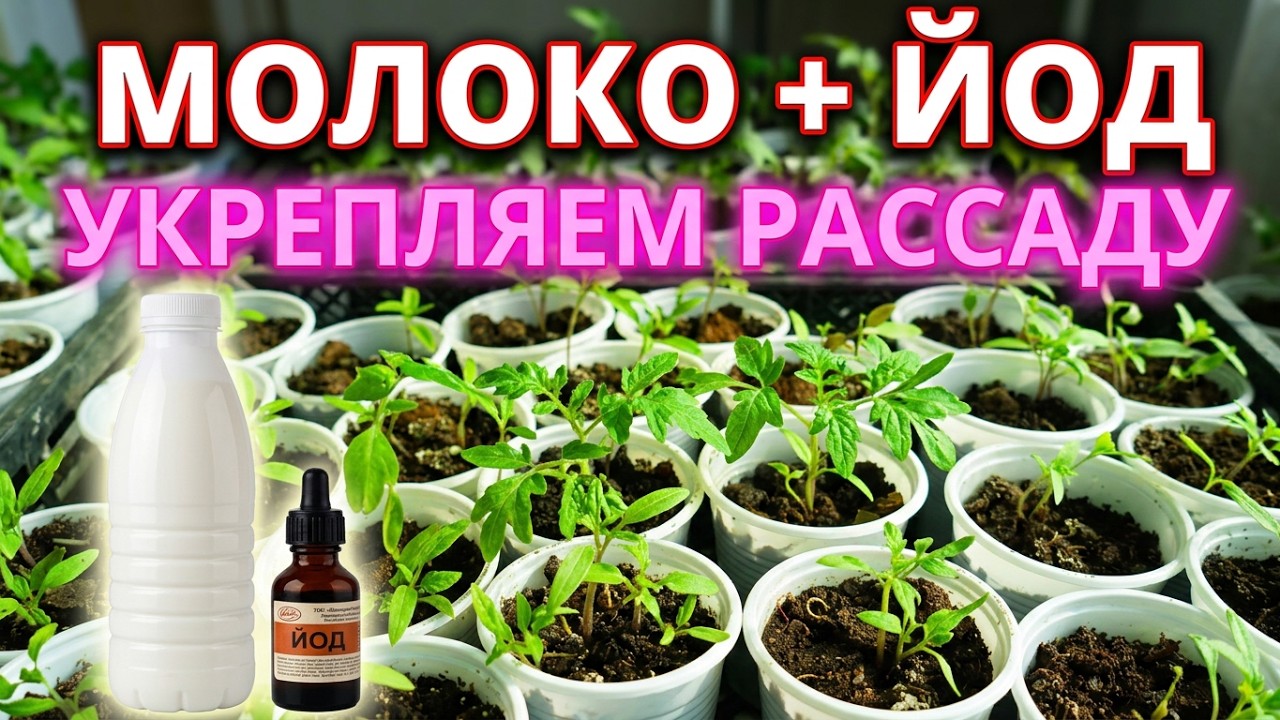 СРОЧНО! УКРЕПЛЯЕМ корни РАССАДУ помидоров, огурца// WE STRENGTHEN the roots of seedlings of tomatoes