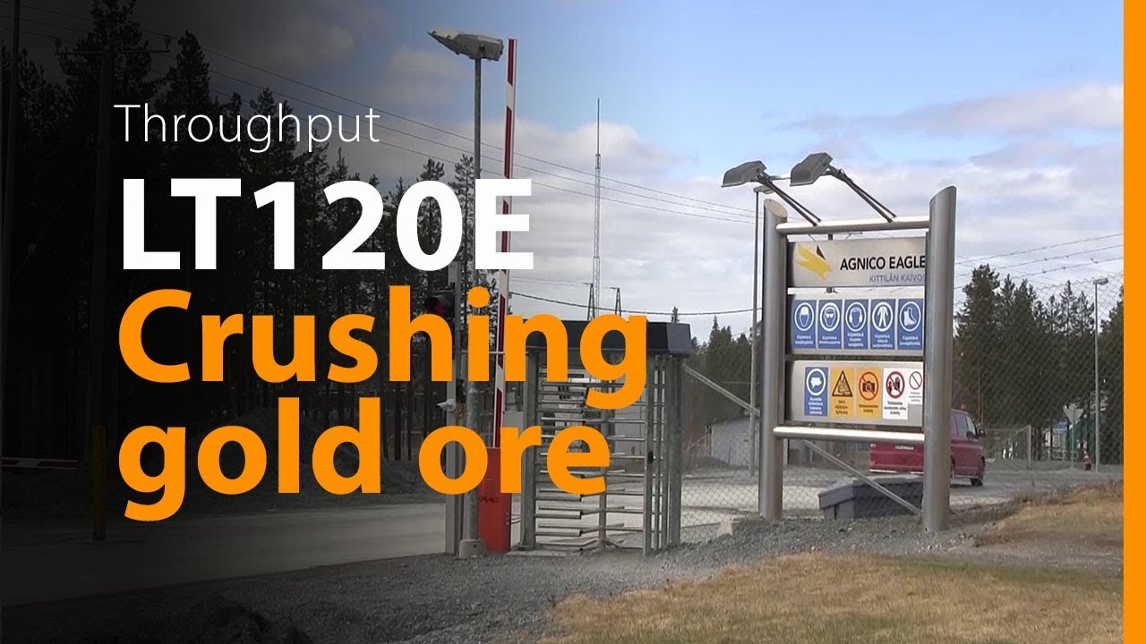 Metso Lokotrack® LT120 in the Agnico Eagle Finland Oy gold mine in Lapland, Finland.