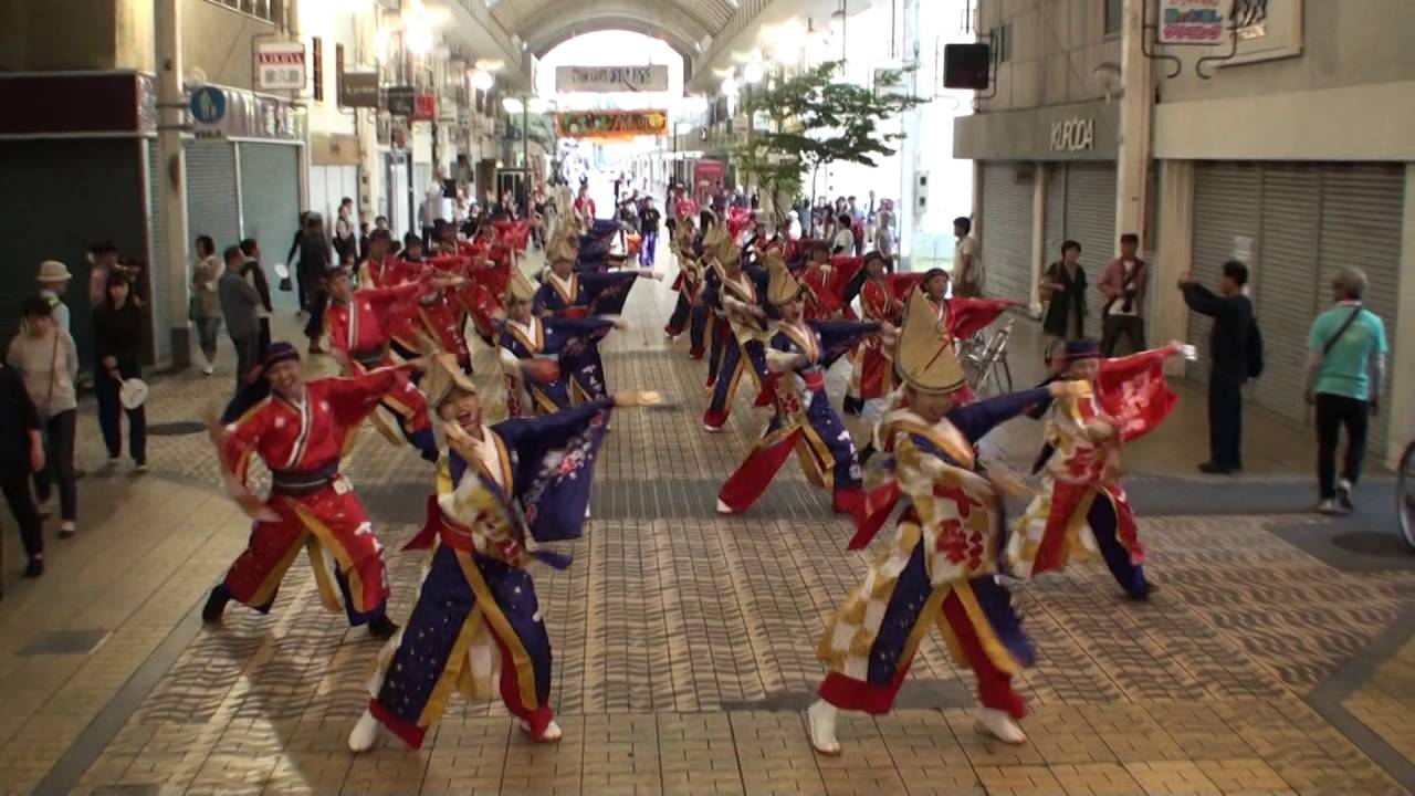 十人十彩　～2016海道よさこい祭(商店街アーケードストリート・その１)