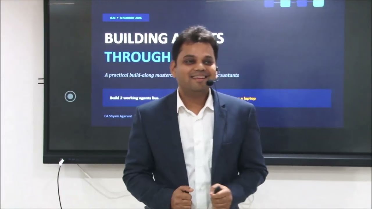 Освоение рабочих процессов ИИ и передовых инструментов | AI Summit 2026 | EIRC of ICAI | CA Shyam...