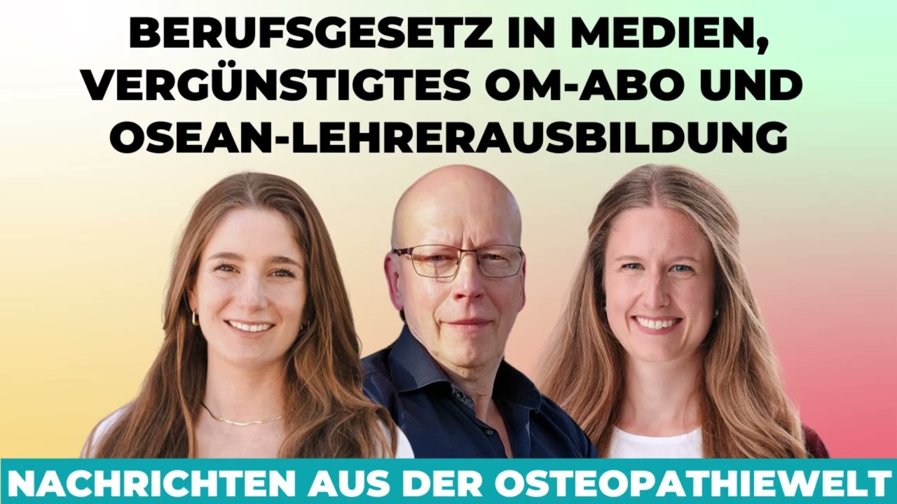 “Berufsgesetz in Medien, vergünstigtes OM-Abo und OsEAN-Lehrerausbildung” News im September 2025