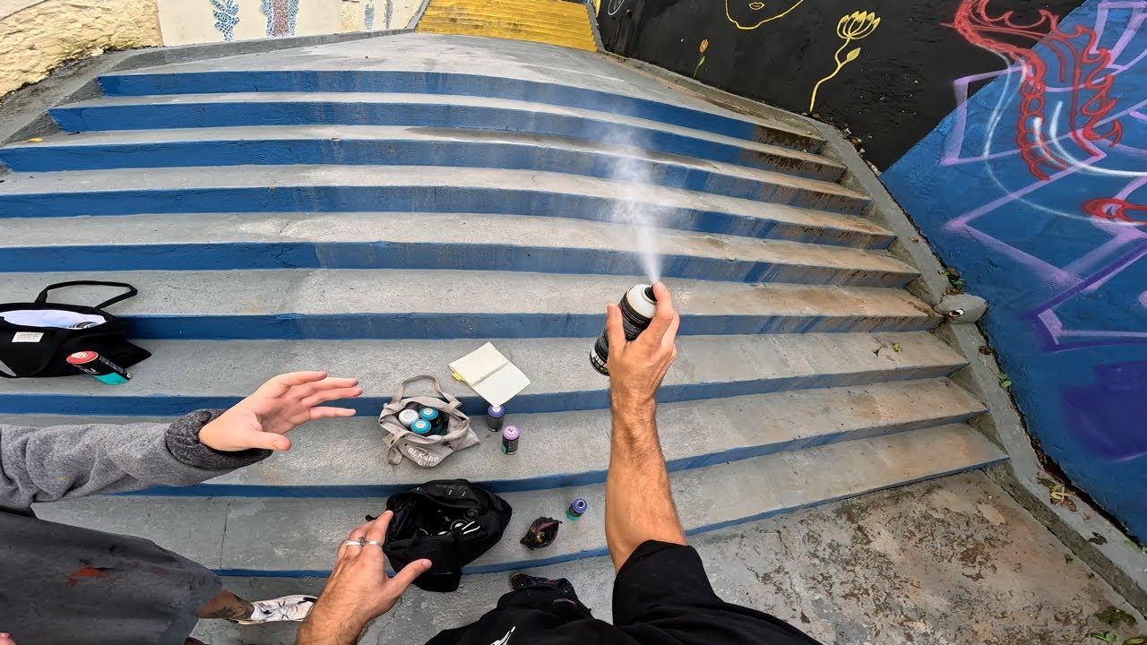 Graffiti Piece - RESK12 Letters + TOFU Snake