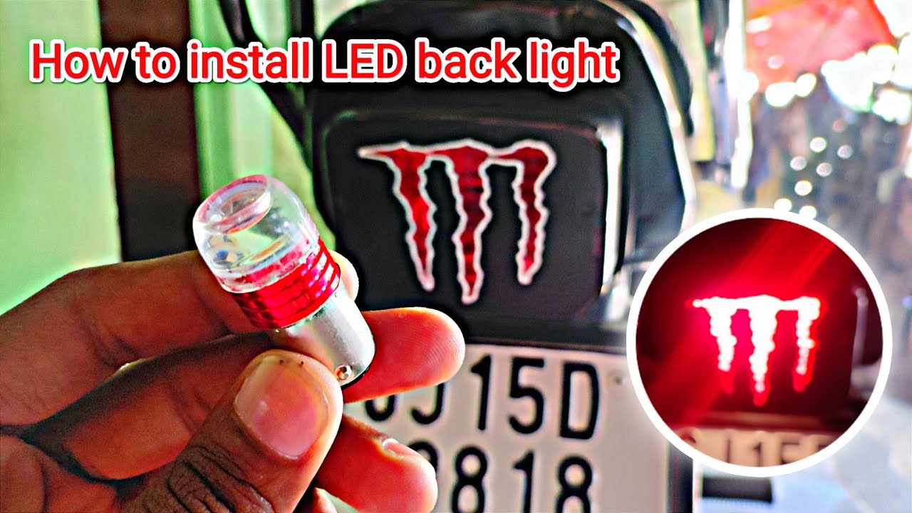 How to install LED back light | splendor plus bs6