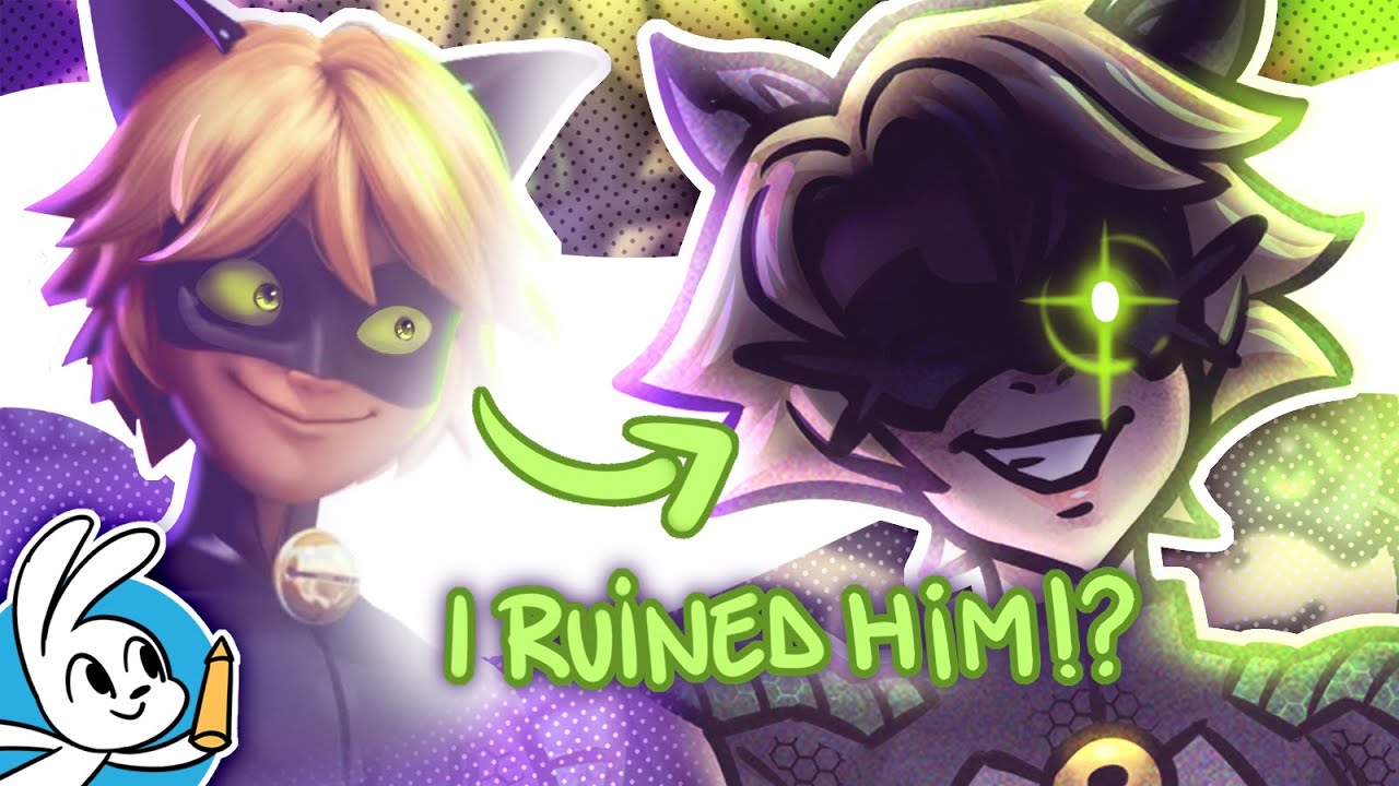 CHAT NOIR REDESIGN | The beginnings of LADYNOIR in my universe | Miraculous Redesign pt. 2