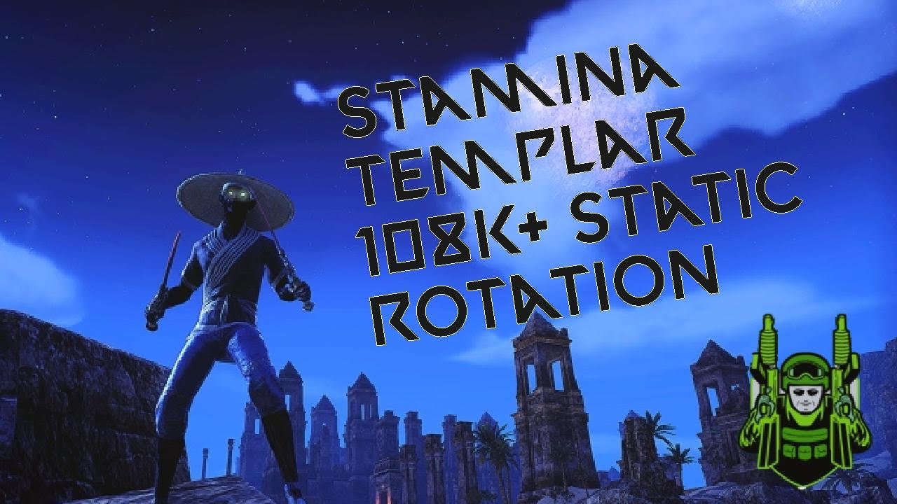 ESO - Stamina Templar Build Deadlands DLC - Static 108k+ Rotation