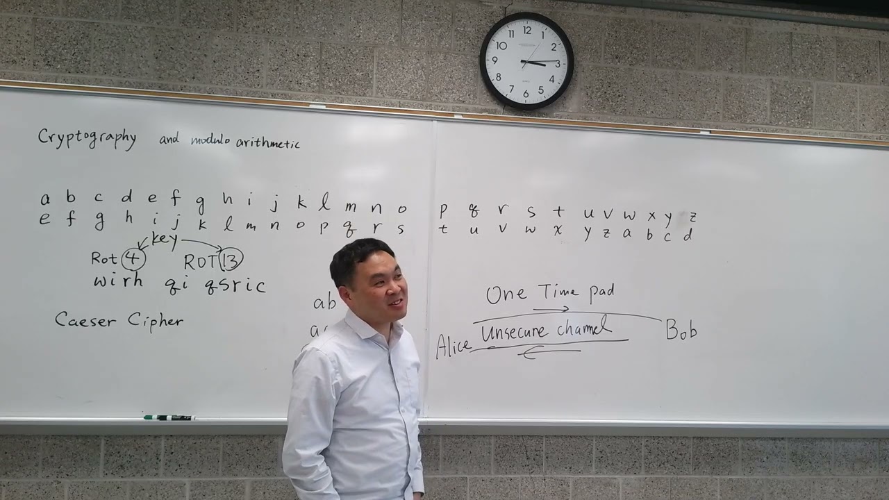 Cryptography and modulo arithmetic