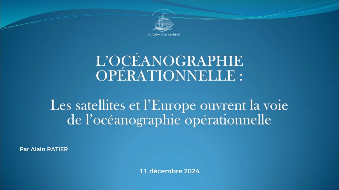 L'OCÉANOGRAPHIE OPÉRATIONNELLE - Alain RATIER