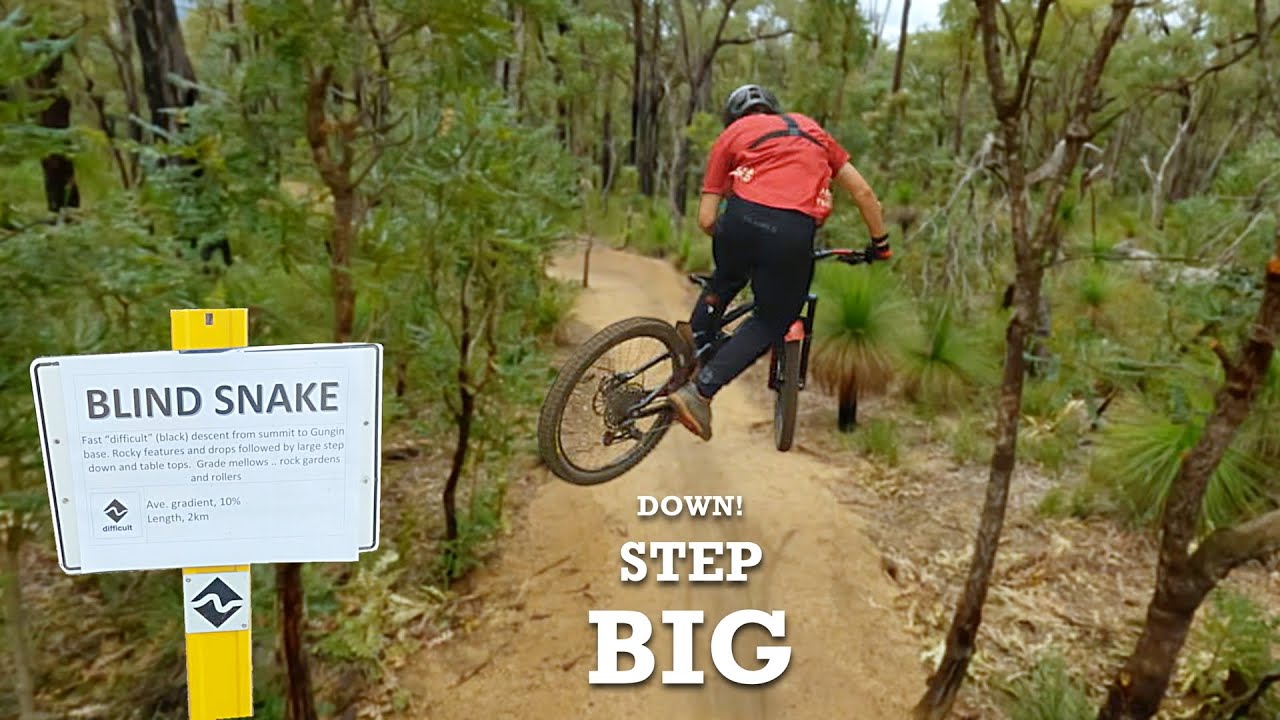 BLIND SNAKE! New BLACK trail at Mt Gunjin, Kalamunda