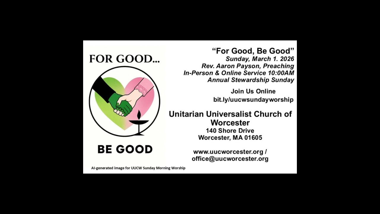 20260301 For Good, Be Good