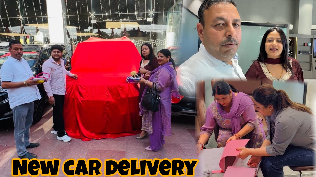New Car delivery 😍 finally aaj new car aagyi 🥰#viralvlog 