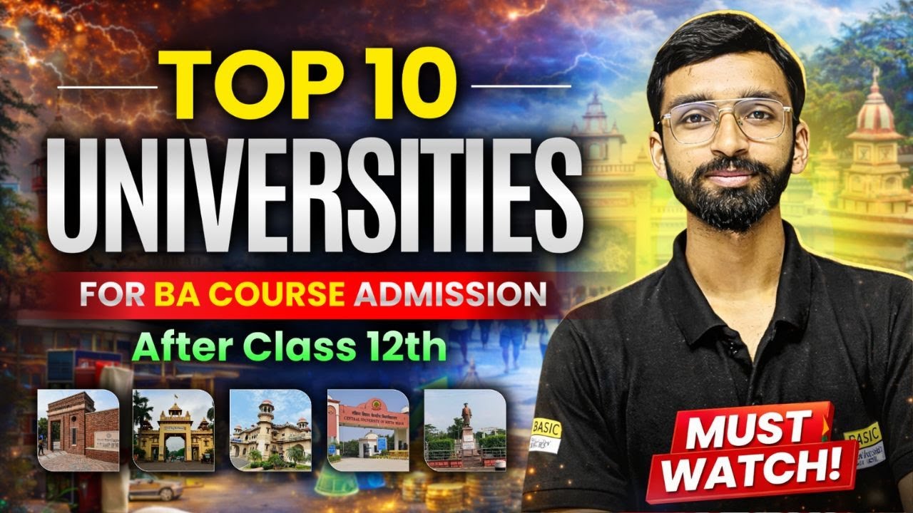 Top 10 University for BA Admission | Best Humanities Colleges in India after 12th