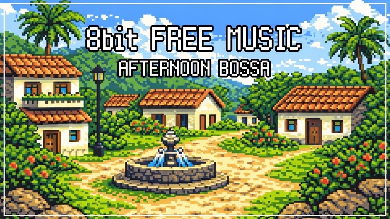 【8bit フリーBGM】落ち着くピコピコボサノバ曲 | 8-bit Royalty Free Music