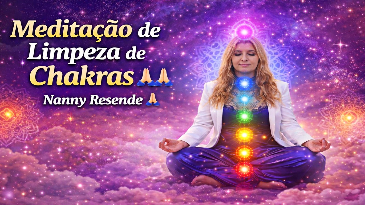 Meditação de Limpeza de Chakras🙏🙏🙏 Nanny Resende