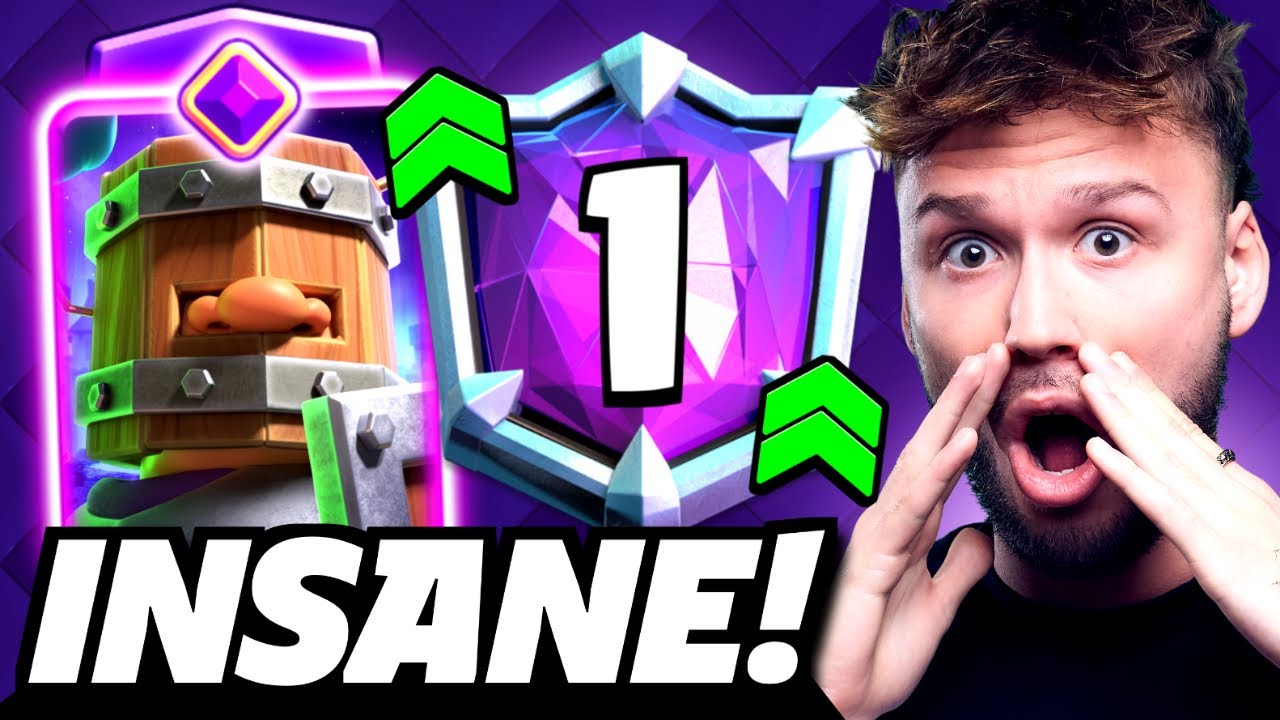 J&rsquo;ai RUSH TOP 1🇫🇷 avec mon NOUVEAU DECK sur Clash Royale !
