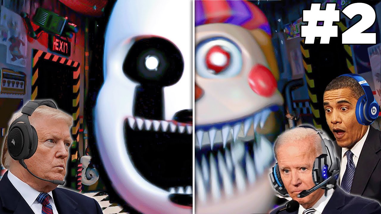 Президенты США играют в FNAF Ultimate Custom Night, часть 2