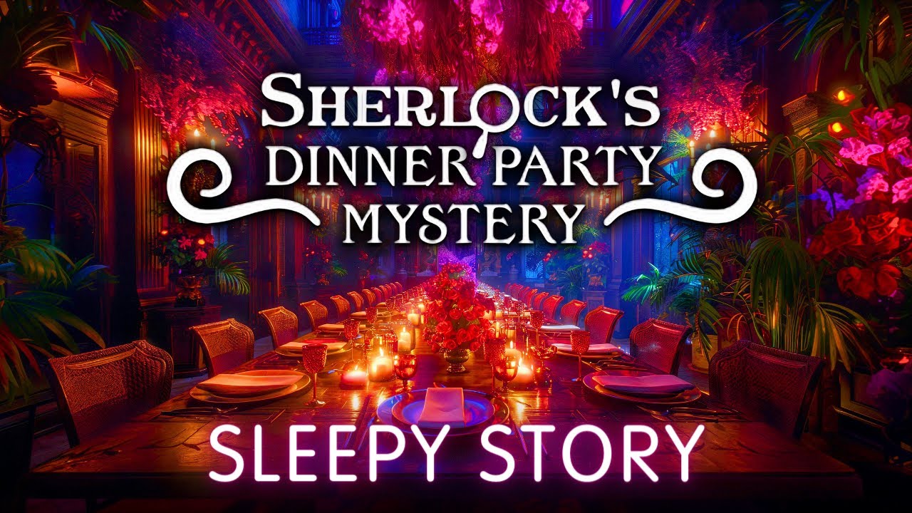 Mystery Bedtime Stories for Grown Ups | Sherlock Holmes Twilight Years 💤 The Dinner Party Mystery