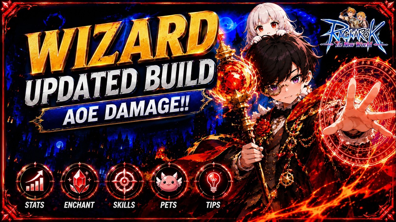 Ragnarok: The New World - Wizard OP Damage | Updated Build!