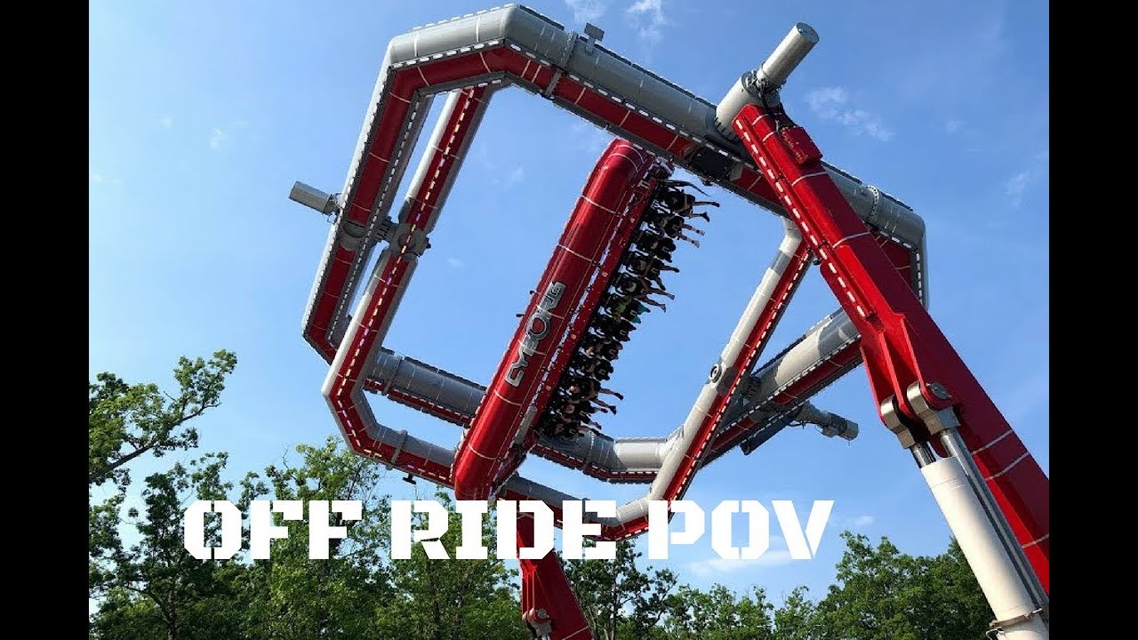 Cyborg Cyber Spin Off Ride POV With Passengers On Board Six Flags Great Adventure New For 2018