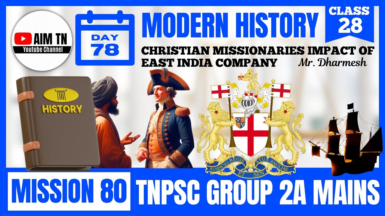 Modern History | Class - 28 | CHRISTIAN MISSIONARIES IMPACT OF EAST INDIA COMPANY | Mr. Dharmesh