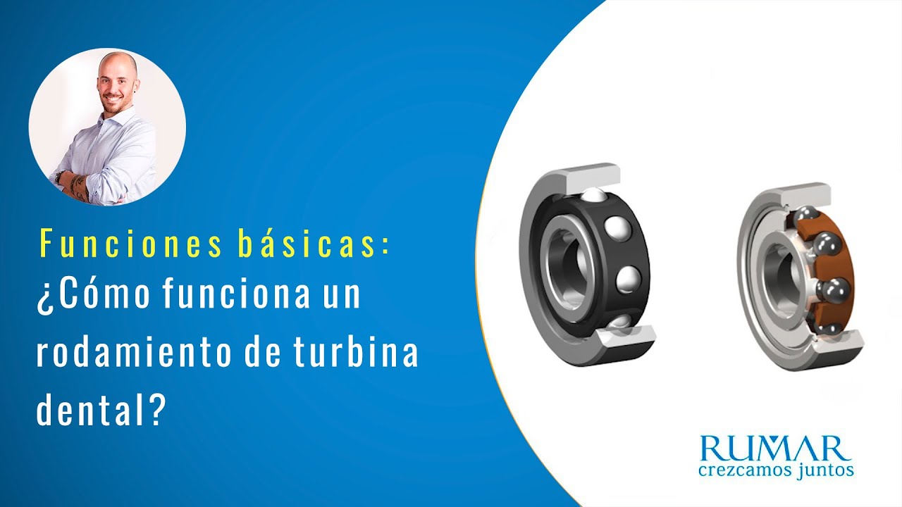 Partes y funcionamiento de un rodamiento de turbina dental