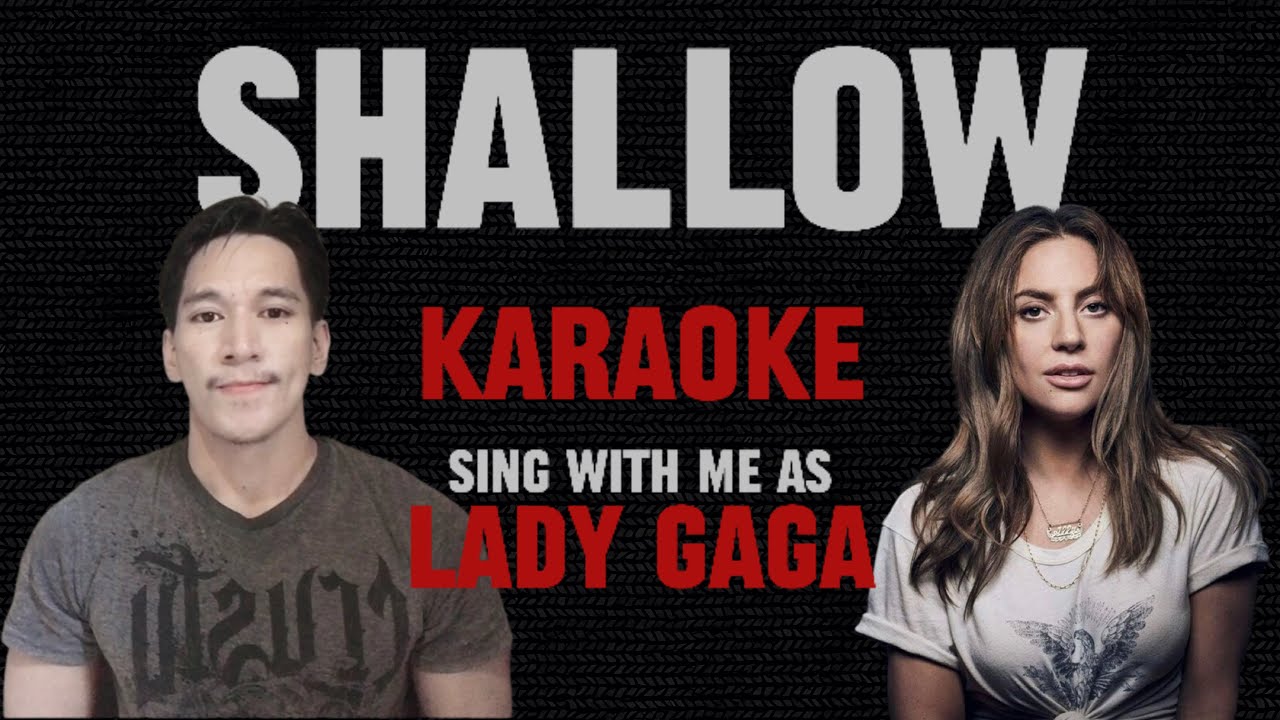 Shallow - Karaoke (Male Part Only) Lady Gaga and Bradley Cooper #duet #karaoke #lyrics #songs #songs