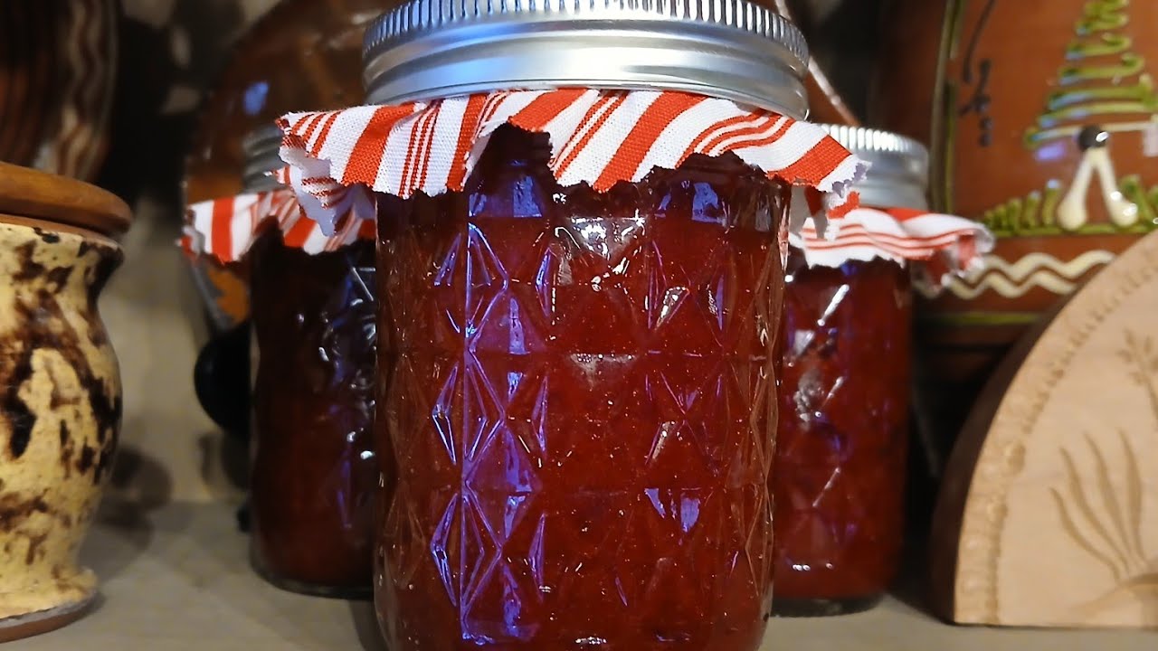 Easy make and can homemade Christmas Cranberry Jam!