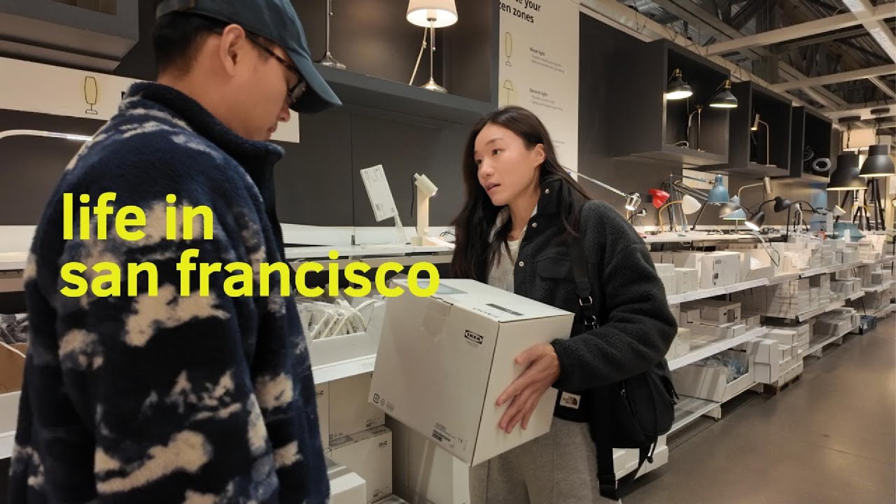 Living abroad diaries: furniture unboxing & building, baking cookies, costco runs & home tour | Vlog