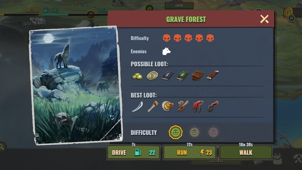 Kill The Wolf Leader :Easy Mode:Days After:3rd Boss at Grave Forest.......