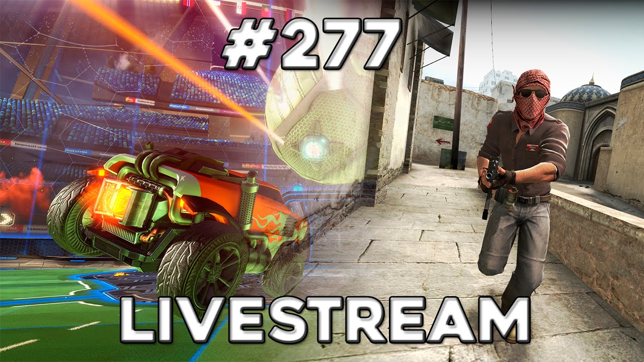 LIVESTREAM #277 CS & ROCKET LEAGUE [AZIA]