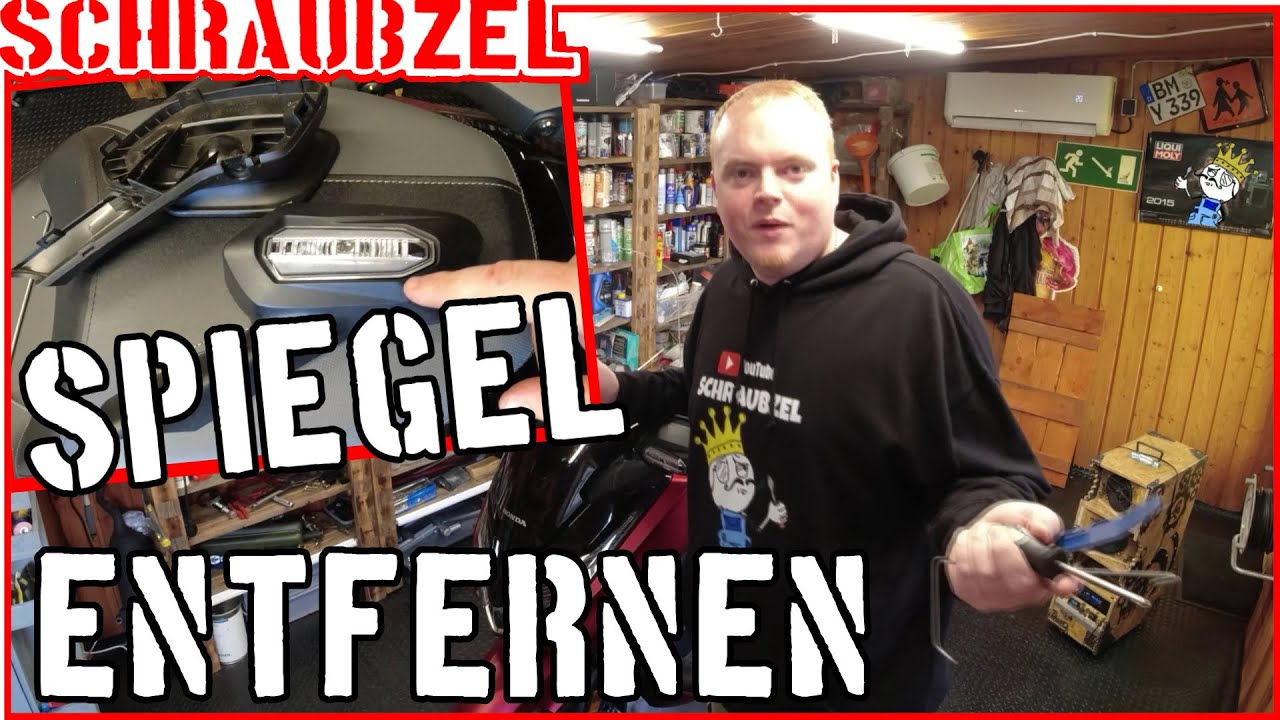 Spiegel am Honda Forza entfernen 🔧🔨