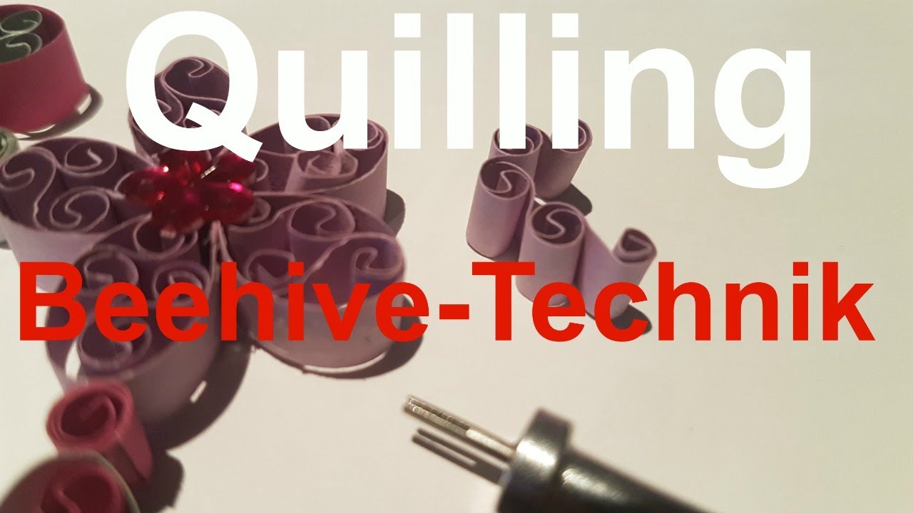 Quilling Beehive Technik Anleitung Deutsch