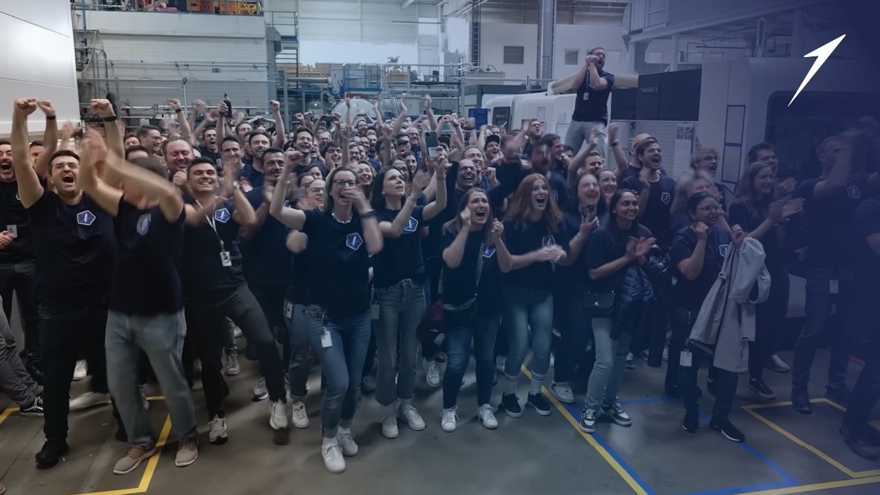 The special payload of our first test flight: our team’s spirit