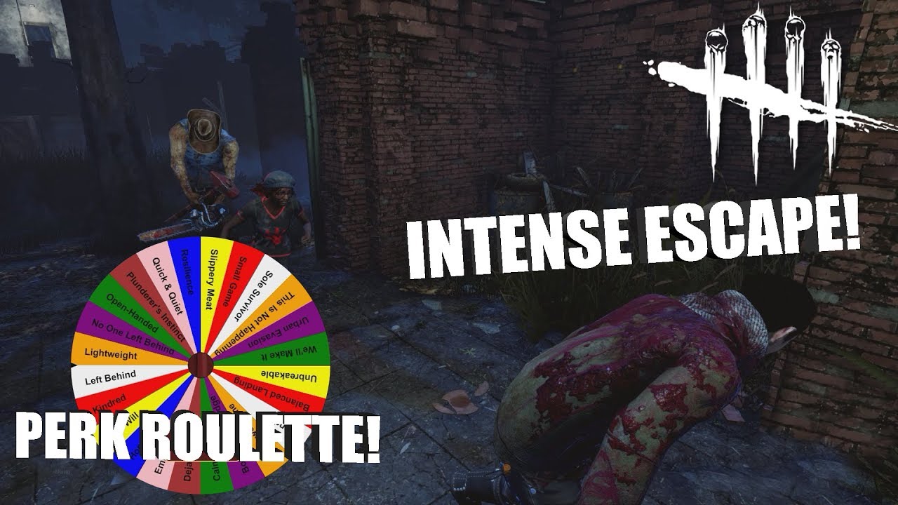 INTENSE ESCAPE! | Dead By Daylight Survivor | PERK ROULETTE PT. 21
