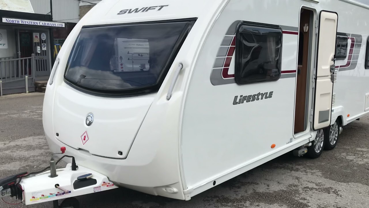 Swift Lifestyle 6 FB 6 berth fixed rear bed for sale at North Western Caravans