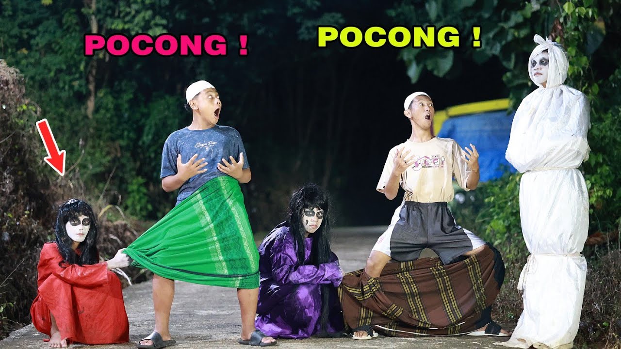 Prank Pocong & Kuntilanak Terbaru Terlucu Terbaik ! Dijamin ngakak kocak 🤣