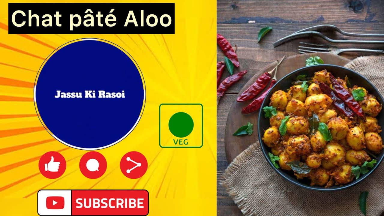 Chat Pâté Aloo | Yummy 🤤 Snack | Jassu Ki Rasoi 