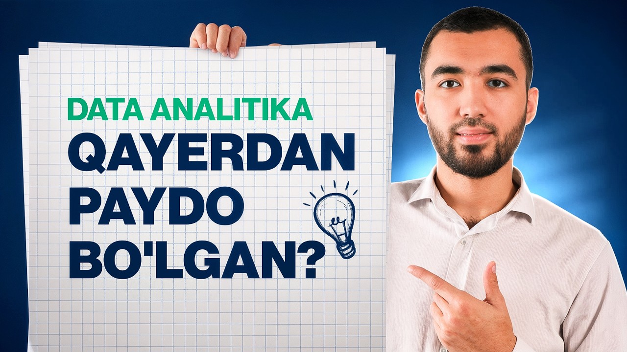 Data analitikaning kelib chiqishi