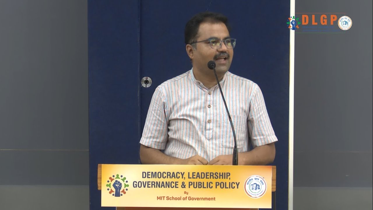 Shri. Kalyan Tanksale at DLGP | MIT School of Government