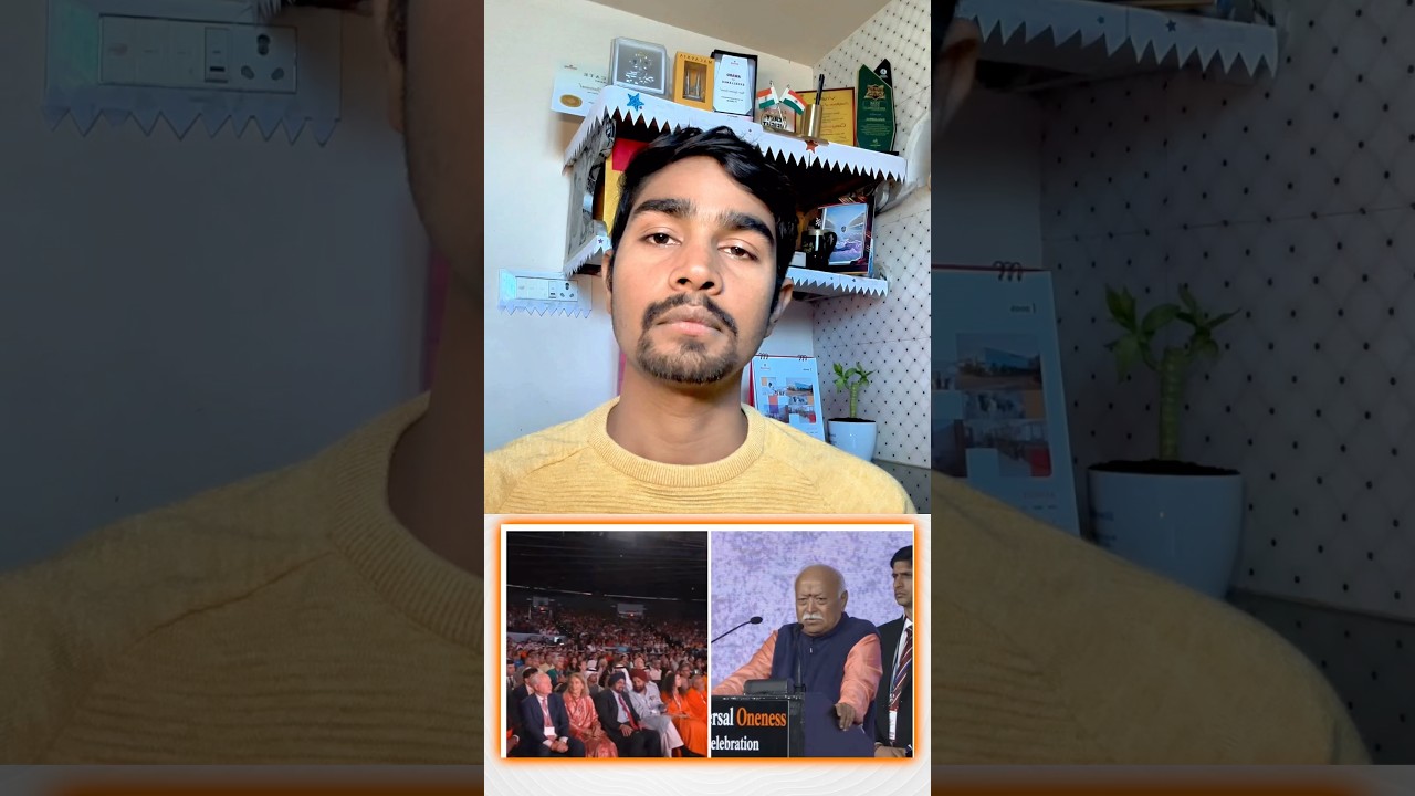 RSS Chief Mohan Bhagwat's Statement at 'One World, One Humanity' #rss #newyork