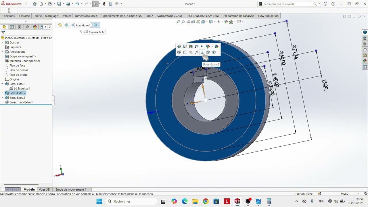 “Conception 3D facile avec SolidWorks : Guide complet pour débutants”